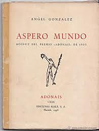 Obra literaria Áspero Mundo ( Ángel Gonzalez )