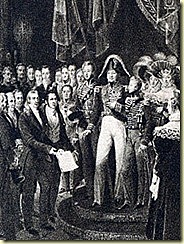 Prestation de serment du roi Léopold 1er