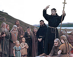 Ansgar kommer till Birka