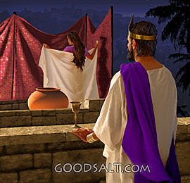 David Commits Adultery with Bathsheba