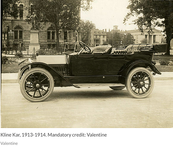 First cars in Richmond