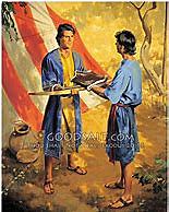 Johnathan gave David Stuff.