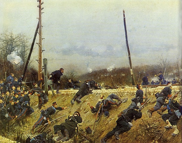 The Franco-Prussian war finished