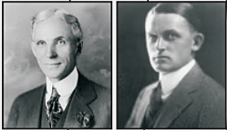 Henry Ford y Charles Sorenson 1923 - Linea de ensamble