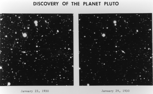 Discovery of Pluto as a planet