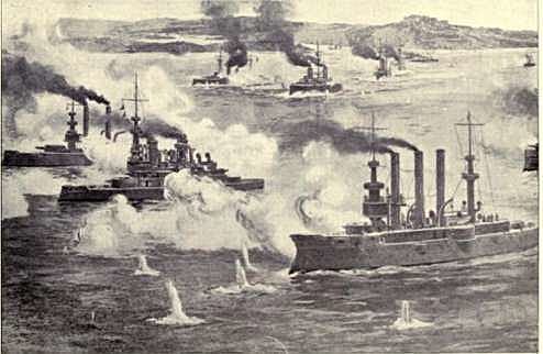 Destruction of Spanish Fleet in Cuba