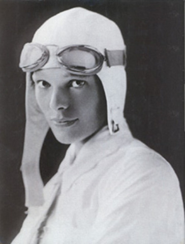 Amelia Earhart flies solo across the Atlantic ocean