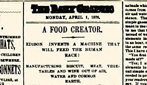 Thomas Edison's Food Machine