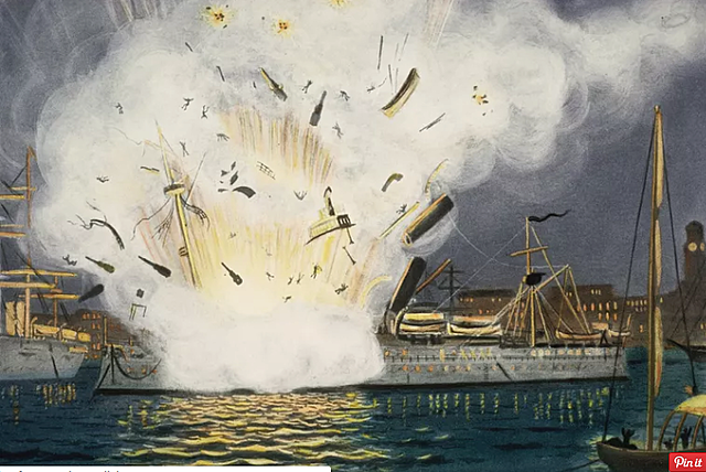 explosion of the USS Maine