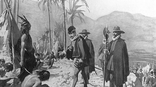 Hernán Cortés llegó a la isla de La Española (Haití/República Dominicana)