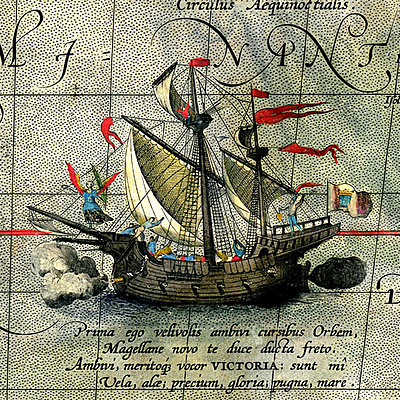 Timeline: "Primer viaje alrededor del globo", Antonio de Pigafetta