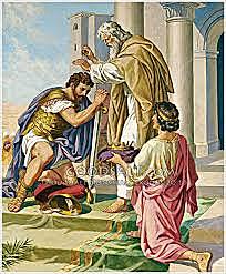 David is anointed king