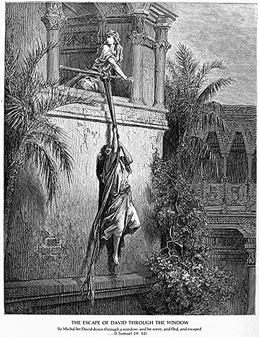 David escapes to Samuel