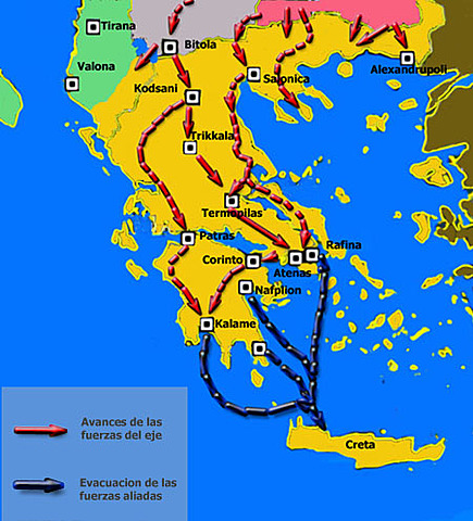 Alemania desiste de atacar Inglaterra y ocupa Yugoslavia y Grecia