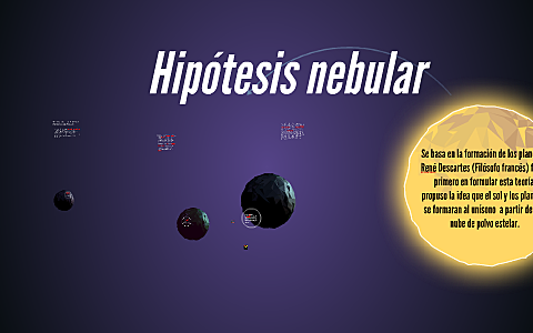 La hipótesis nebular