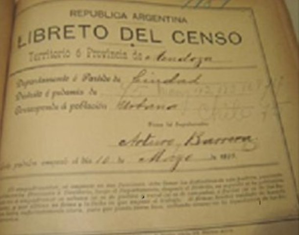 Primer censo metodico