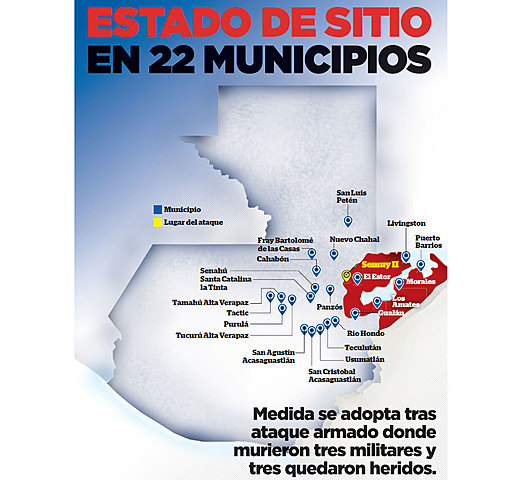 Estado de Sitio en 22 municipios de nororiente
