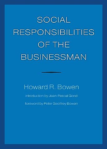 Nace el concepto Responsabilidad Social Corporativa (RSC)