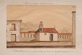 La construcción de la primera iglesia en bogota-----The construction of the first church in Bogota