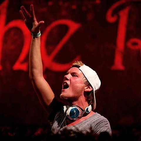 Avicii in tomorrowland for the first time