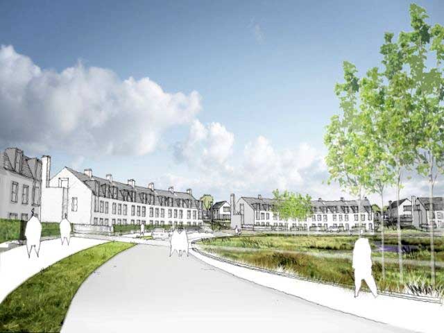 Detailed Masterplan submitted for  development by Gareth Hoskins Architects