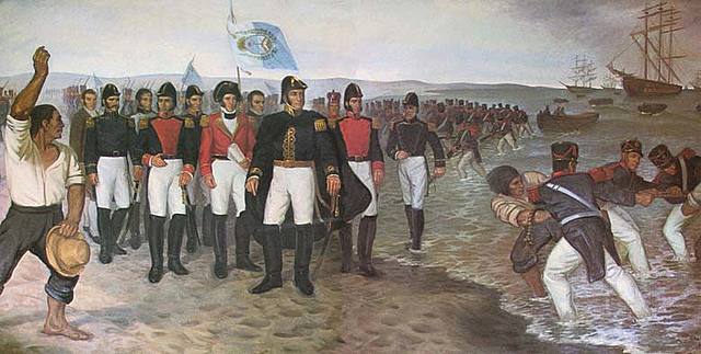 Desembarcación en Ancón