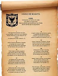 Escuchado el el himno de bogota por primera vez---Heard the Bogota anthem for the first time