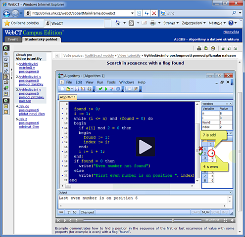 Launch of first LMS (WebCT)