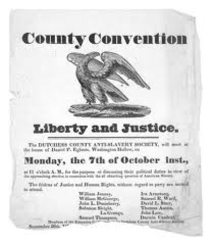 abolitionists found american anti slavery society