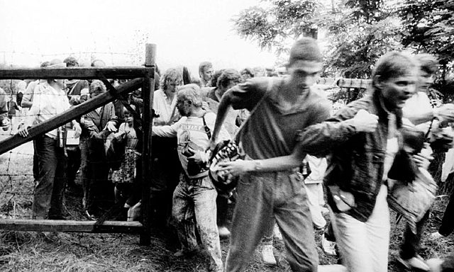 Öffnung der Grenze in Ungarn