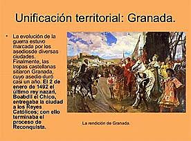 Rendición de Boabdil el Chico y fin de la guerra de Granada. Expulsión de los judíos. Descubrimiento de América