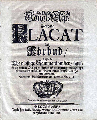 Konventikelplakatet införs