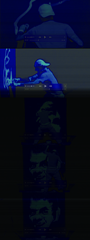 Prof - Théâtraliser l'oeuvre et son processus de création / Franck Bouroullec&nbsp;: «&nbsp;Portrait de Jamel&nbsp;» (performance réalisée plus de 400 fois en public en ouverture de chaque spectacle de la tournée «&nbsp;100&nbsp;% Debbouze&nbsp;» entre 2003 et 2006)