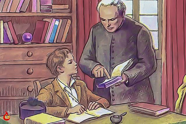 Comienza sus estudios secundarios.