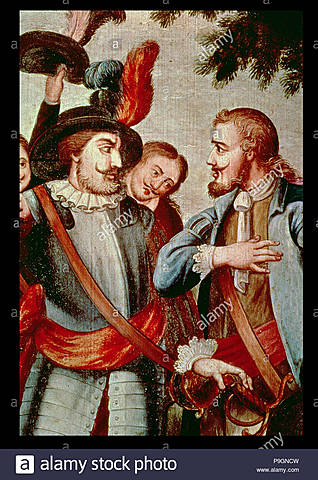 Who's sponsored Hernan Cortes?