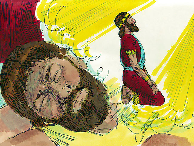 Solomon gains wisdom