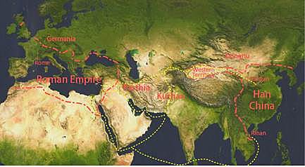 Rome discovers silks existence