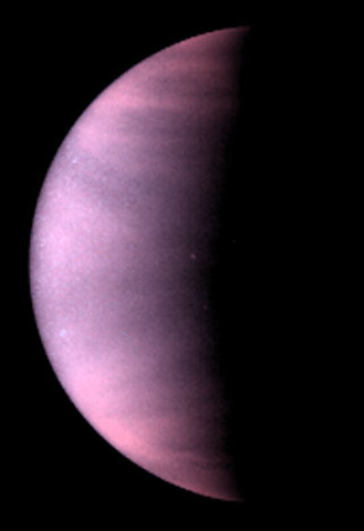 Mariner 2 from NASA visits Venus (Courtesy of Hubble Telescope)