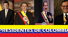 Timeline: presidentes de colombia