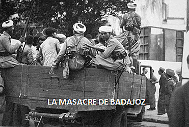 Nacionales toman Badajoz