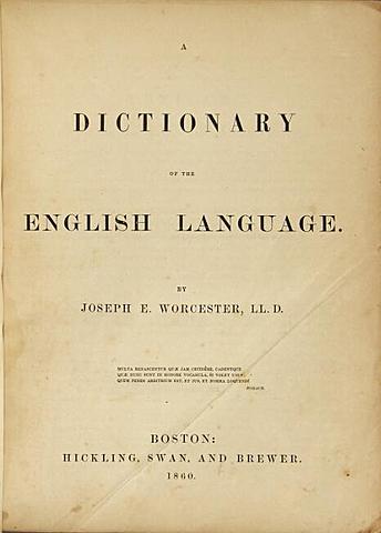 DICTIONARY OF THE ENGLISH LANGUAGE