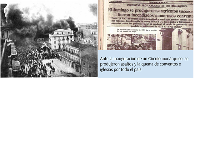 Inauguración de Círculo Monárquico y represalias