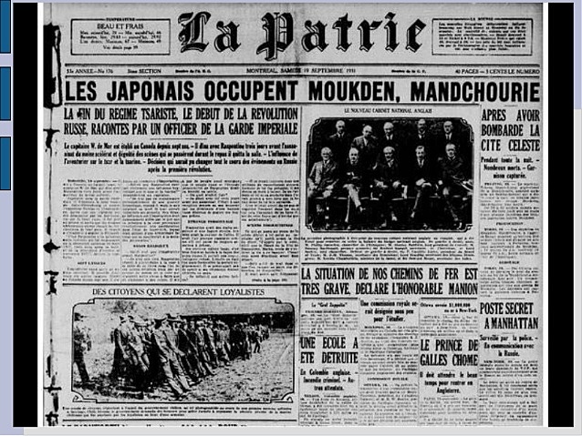 Alemania y Japón abandonan Sociedad de Naciones