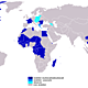 Map francophonie organisation 2005