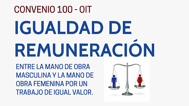 CONVENIO SOBRE IGUALDAD DE REMUNERACIÓN - OIT