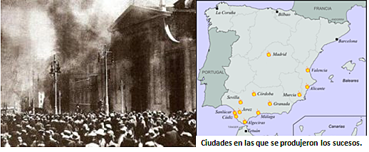 La quema de conventos