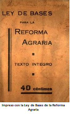 La Ley de Reforma Agraria
