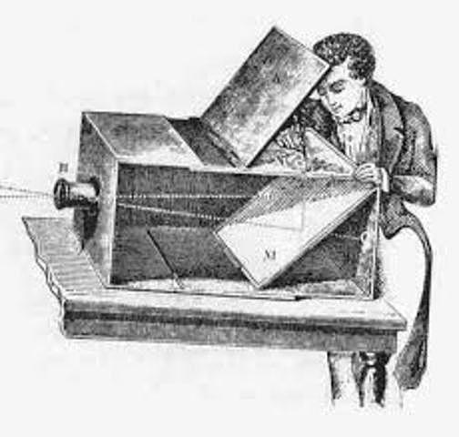 cámara portátil de madera