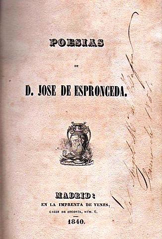 ESPRONCEDA - EL ESTUDIANTE DE SALAMANCA