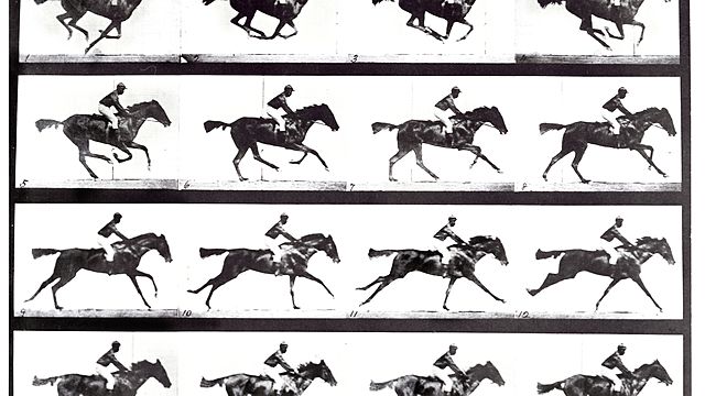 Eadweard Muybridge takes the first successful photographs of motion